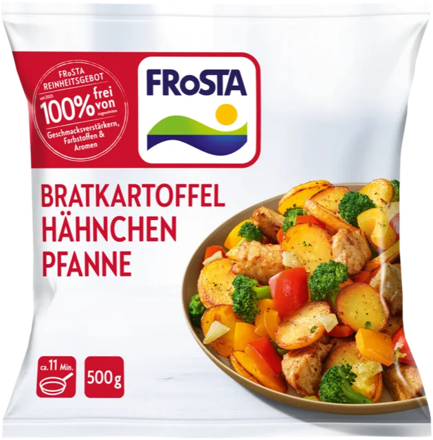 Frosta Hähnchenpfanne Verpackung